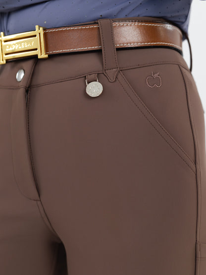 Dapplebay Sport Silicone Full Seat Breeches-Chocolate