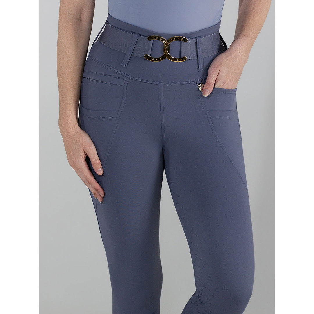 Dapplebay Essential Silicone Full Seat Tights-Purple Dusk