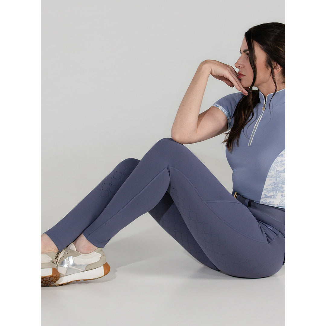 Dapplebay Essential Silicone Full Seat Tights-Purple Dusk