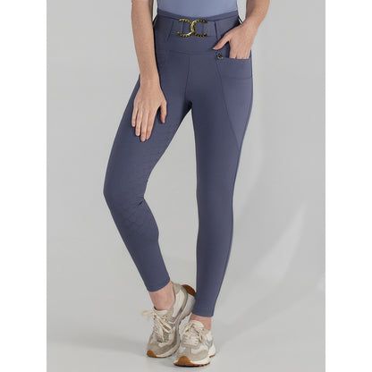 Dapplebay Essential Silicone Full Seat Tights-Purple Dusk