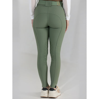 Dapplebay Sport Silicone Knee Patch Breeches-Rosemary