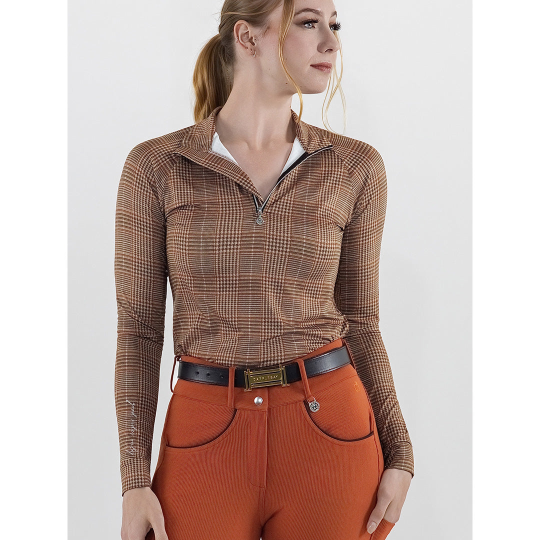 Dapplebay Heirloom 1/4 Zip LS Riding Top