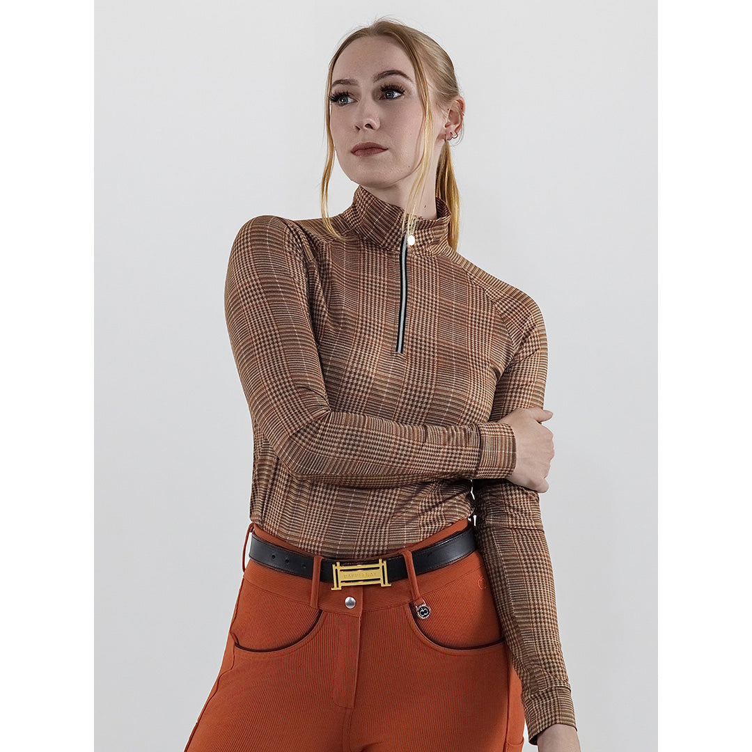 Dapplebay Heirloom 1/4 Zip LS Riding Top