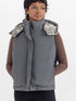 Dapplebay Reversible Puffer Vest-Graphite