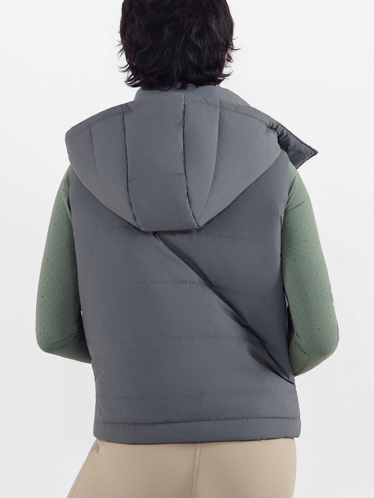 Dapplebay Reversible Puffer Vest-Graphite