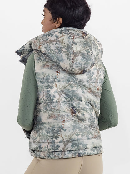 Dapplebay Reversible Puffer Vest-Graphite