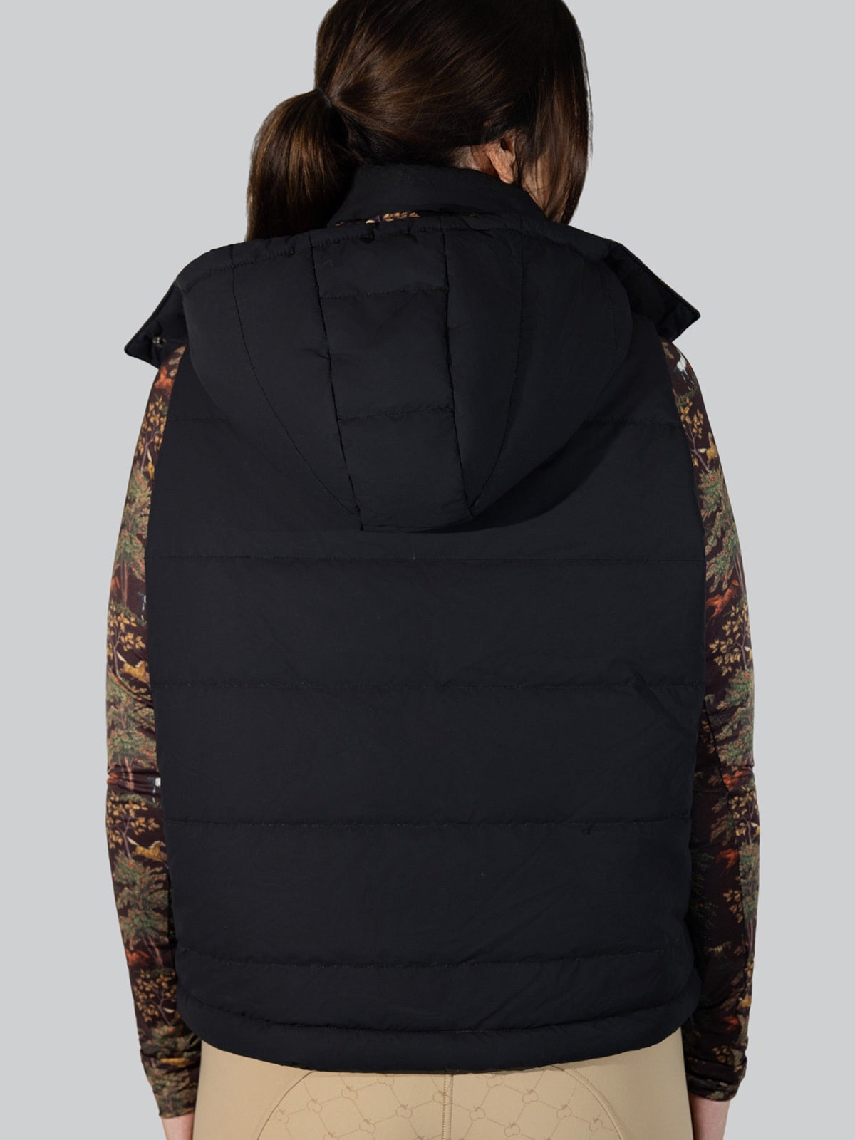 Dapplebay Reversible Puffer Vest-Black