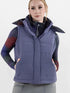 Dapplebay Reversible Puffer Vest-Purple Dusk