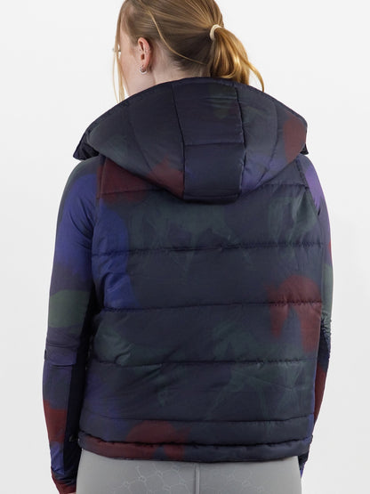 Dapplebay Reversible Puffer Vest-Purple Dusk