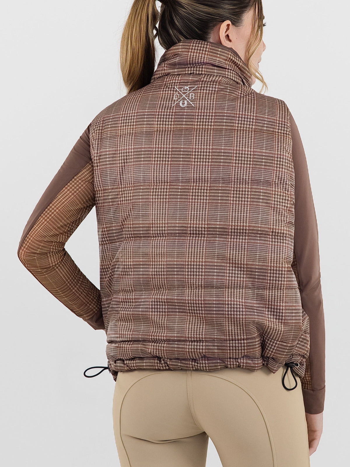 Dapplebay Reversible Puffer Vest-Chocolate