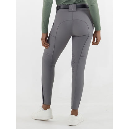 Dapplebay Winter Sport Silicone Knee Patch Breeches-Graphite
