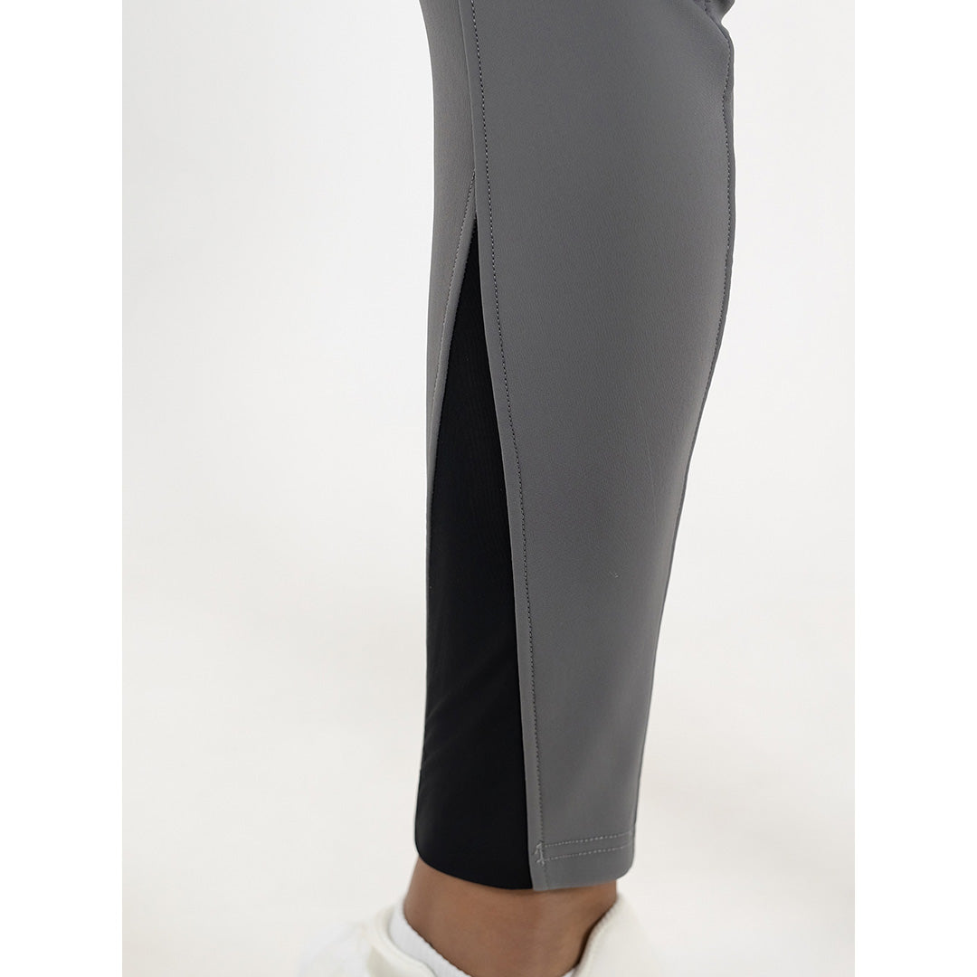 Dapplebay Winter Sport Silicone Knee Patch Breeches-Graphite