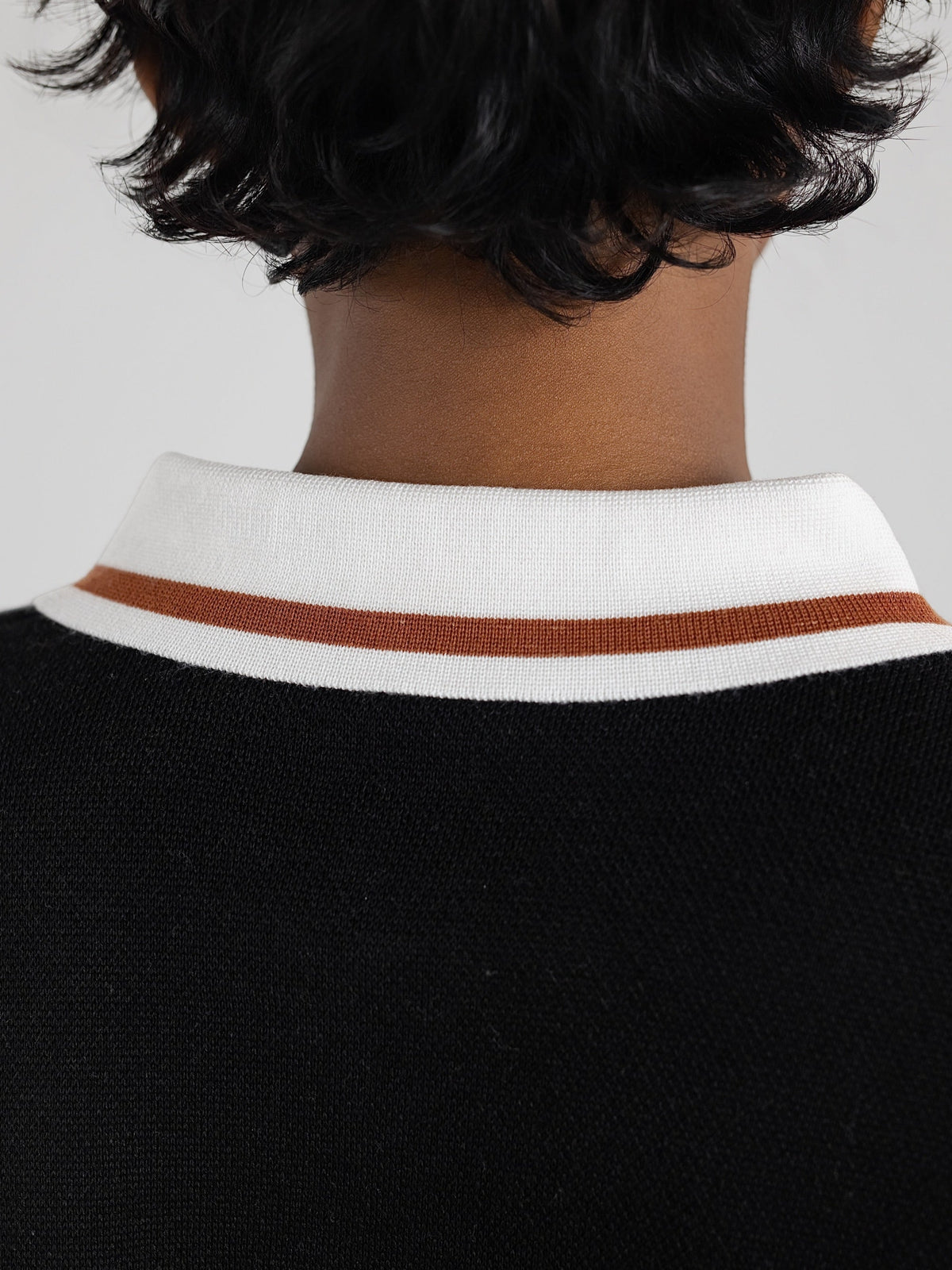 Dapplebay Prep Polo Sweater-Black