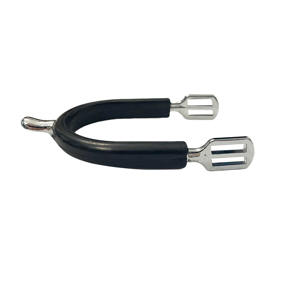 TuffRider Ladies Rubber Covered Spurs With Strap- Breeches.com