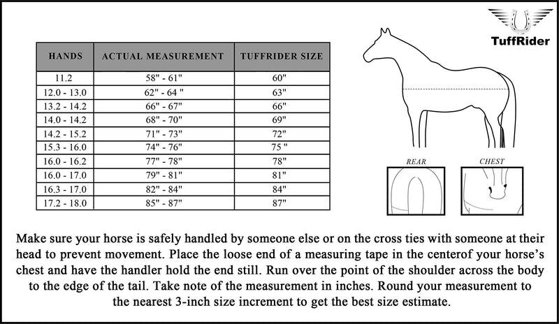 TuffRider 1200D Coolmax Turnout Sheet
