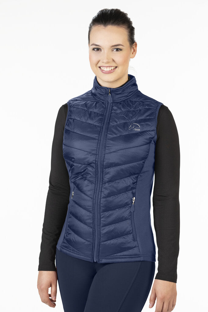 HKM Basel- Style Ladies Jersey/Nylon Vest - Breeches.com