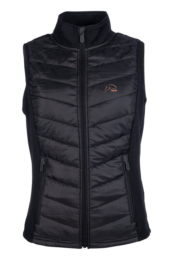 HKM Basel- Style Ladies Jersey/Nylon Vest - Breeches.com