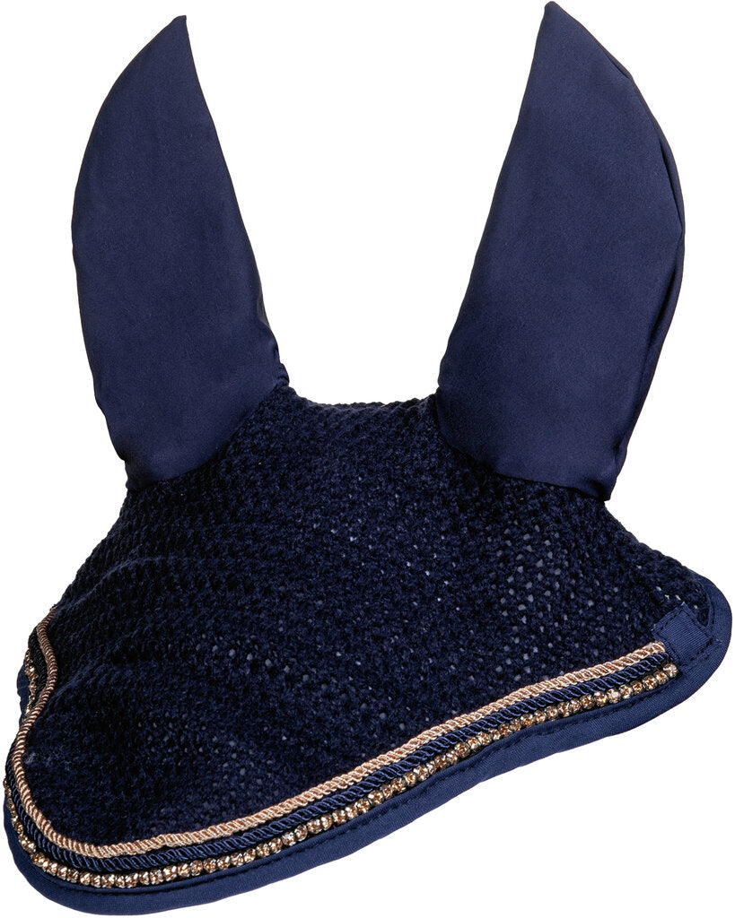 HKM Rosegold Glamour Ear Bonnet - Breeches.com