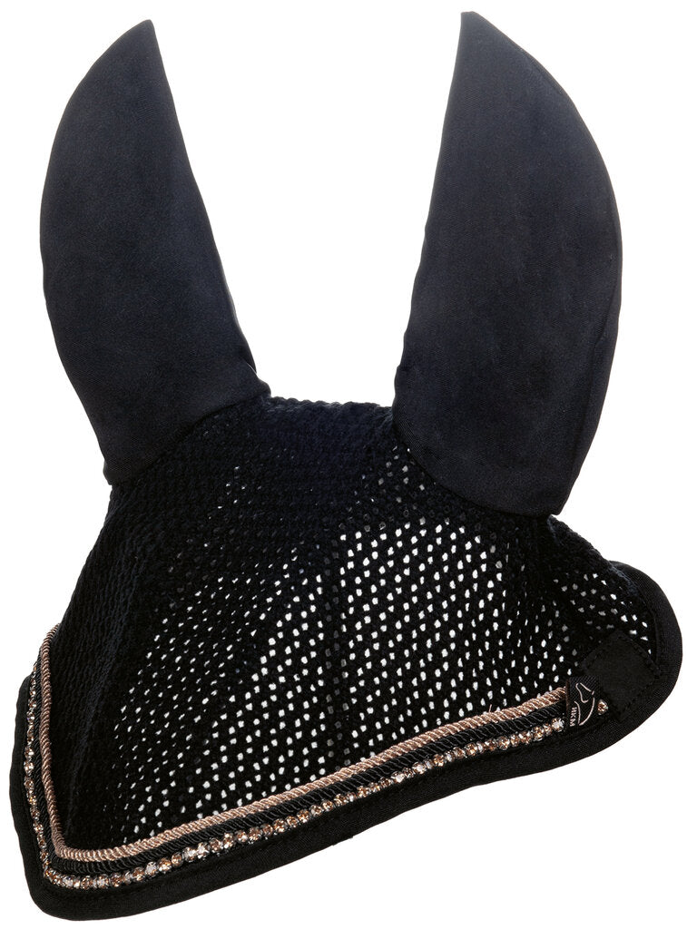 HKM Rosegold Glamour Ear Bonnet - Breeches.com