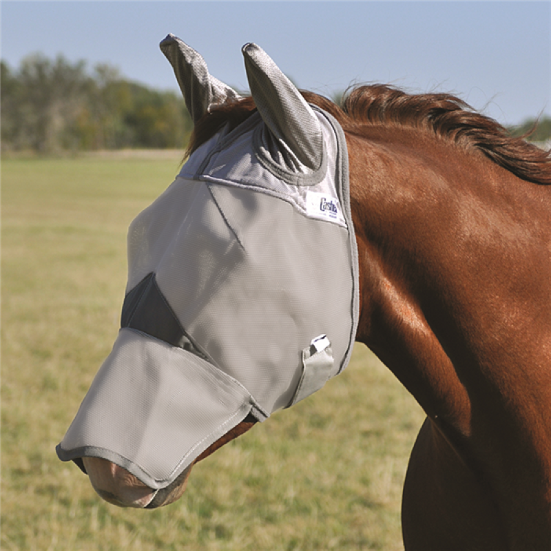 Cashel Crusader Horse Fly Mask with Long Nose and Ears