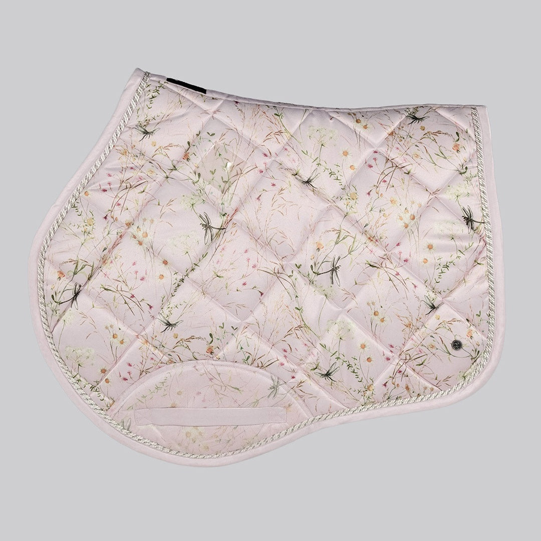 Dapplebay Dragonfly Meadow XC Saddle Pad-Light Pink