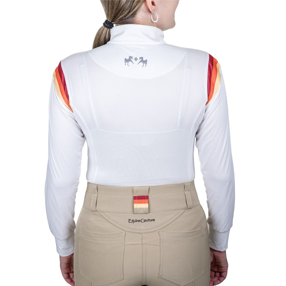 Equine Couture Gradient Long Sleeve Show Shirt