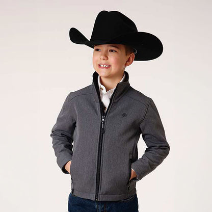 Roper Boys Tech Series Grey Softshell Jacket