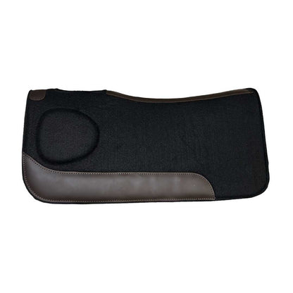 TuffRider Zenith Ease Black Polyester Felt Saddle Pad-3/4"