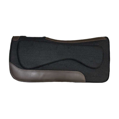 TuffRider Dynamic Ease Black Polyester Felt Saddle Pad-3/4"