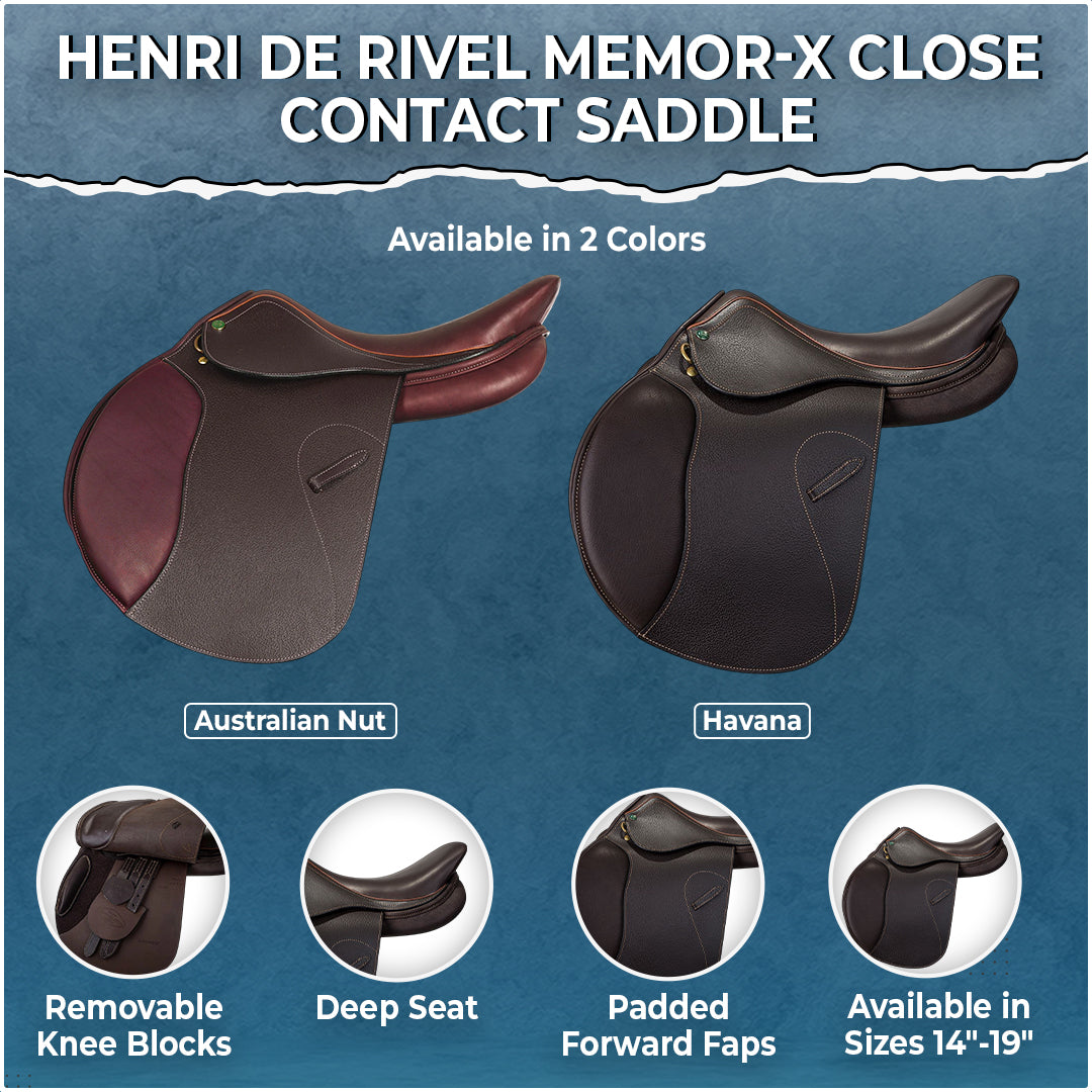 Henri de Rivel Memor-X Close Contact Saddle