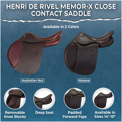 Henri de Rivel Memor-X Close Contact Saddle