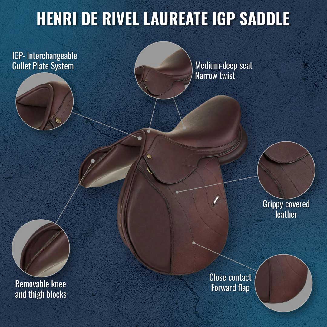 Henri de Rivel Laureate IGP Saddle