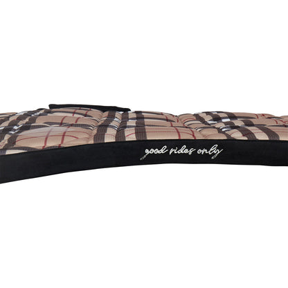 Dapplebay Holiday Plaid Jump Saddle Pad-Tan