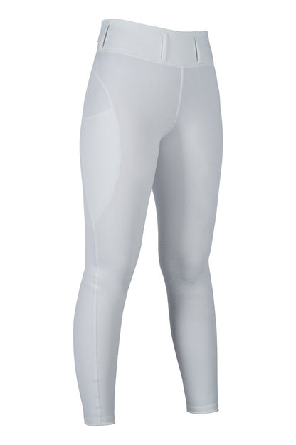 HKM Jil High Waist- Sil. Full Seat Ladies Riding Leggings - Breeches.com