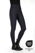 HKM Jil High Waist- Sil. Knee Patch Ladies Riding Leggings - Breeches.com