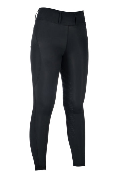 HKM Jil High Waist- Sil. Full Seat Ladies Riding Leggings - Breeches.com
