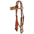 Browband Headstall W/Spotted Hair Overlay - Breeches.com
