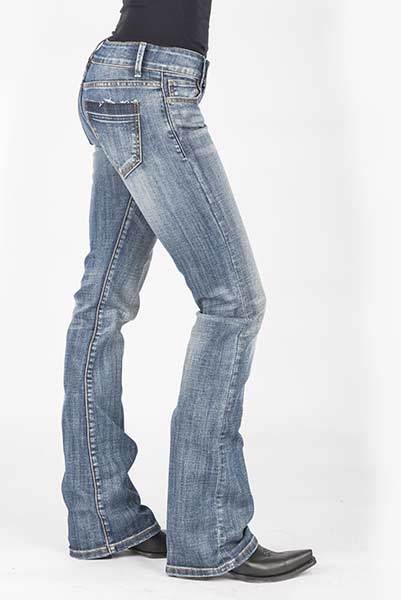 Stetson Women 818 Contemporary Jean w/ Raw Back Pockets