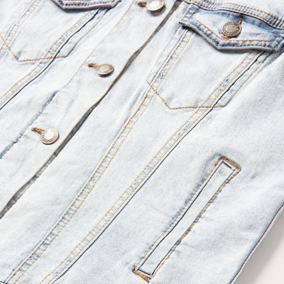 Stetson Womens Light Wash Denim Vest