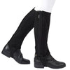 Dublin Suede Half Chaps II- Black- Adults Medium