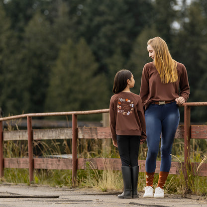 Dapplebay Horse Girl Fall Sweatshirt