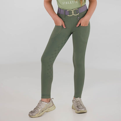 Dapplebay Kids Essential Silicone Full Seat Tights-Rosemary