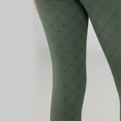 Dapplebay Kids Essential Silicone Full Seat Tights-Rosemary