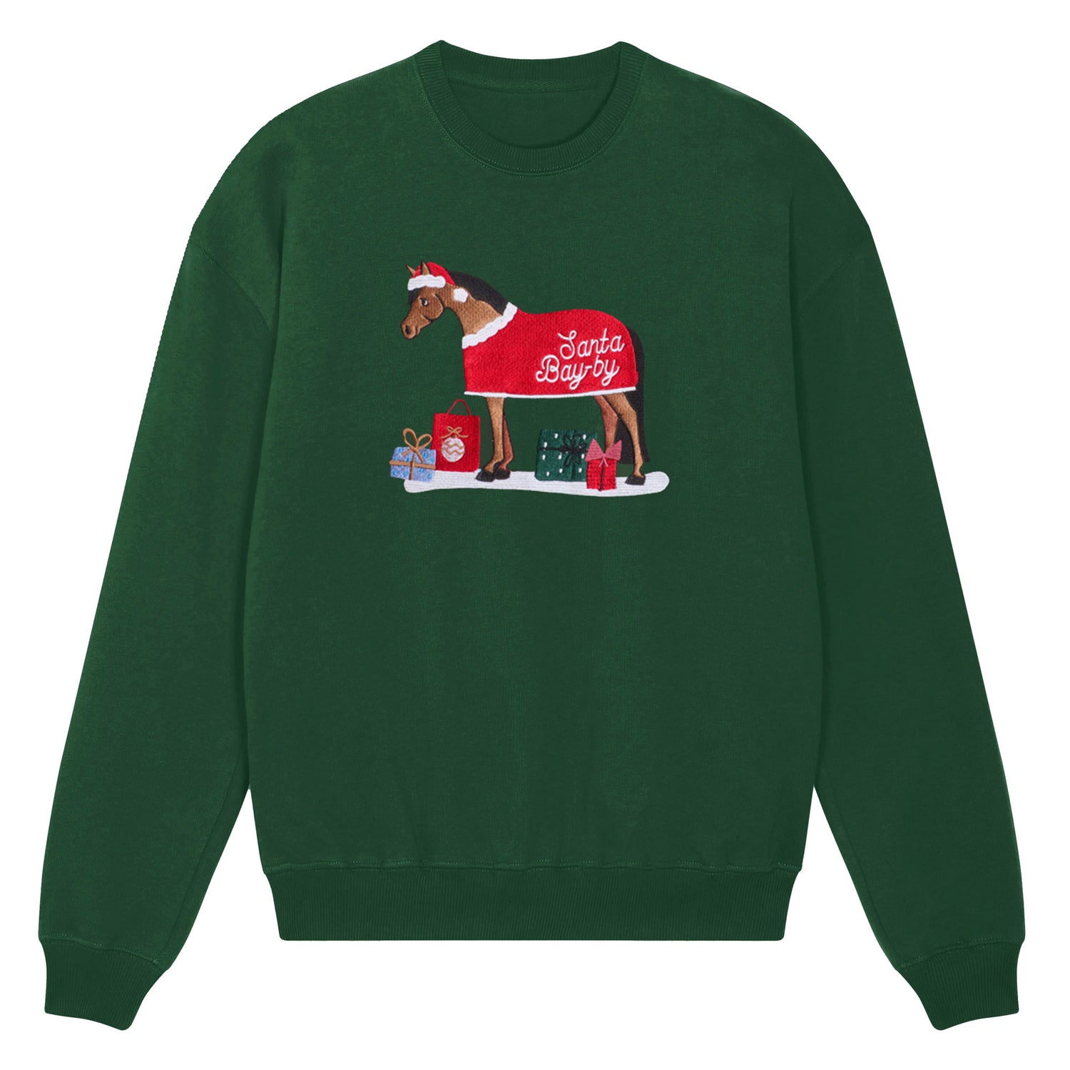 Dapplebay Santa Bay-by Crewneck Sweatshirt