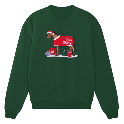 Dapplebay Santa Bay-by Crewneck Sweatshirt