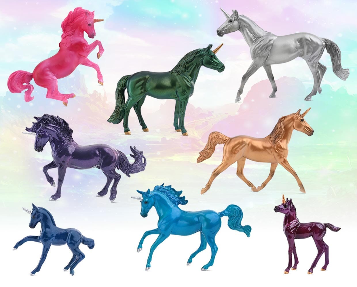 Breyer Suncatcher Unicorns Paint & Play