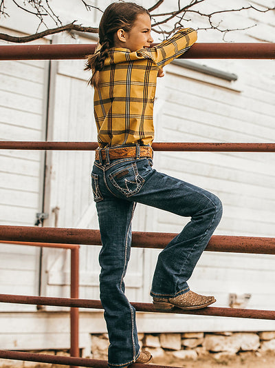 Wrangler Girl's  Boot Cut Jean