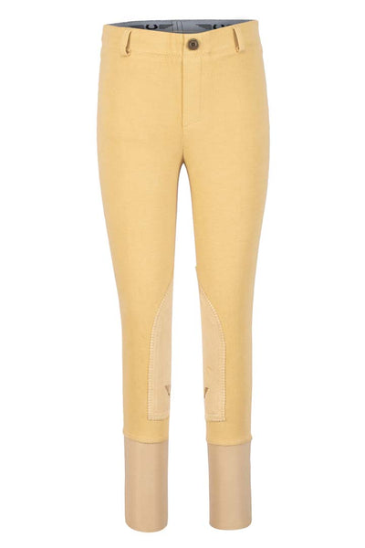 TuffRider Children's Cotton Pull-On Knee Patch Breeches - Breeches.com