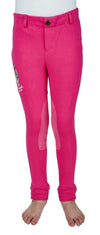 TuffRider Children's Thelwell Sweep Embroidered Pull-On Knee Patch Jods - Breeches.com