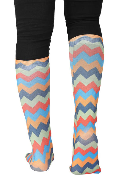 TuffRider Ladies CoolMax Printed Boot Socks - Breeches.com